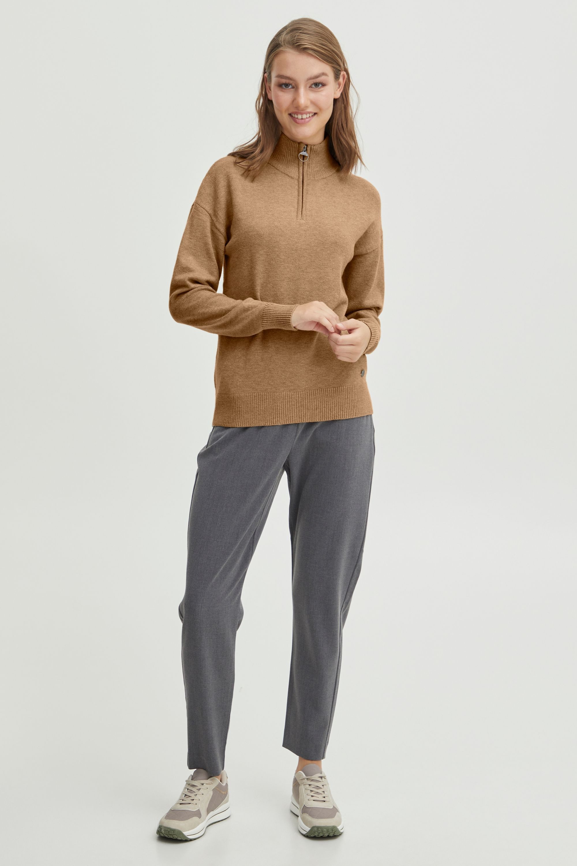 OXMO Rollkragenpullover OXRita 21800080-ME Modischer Pullover günstig online kaufen