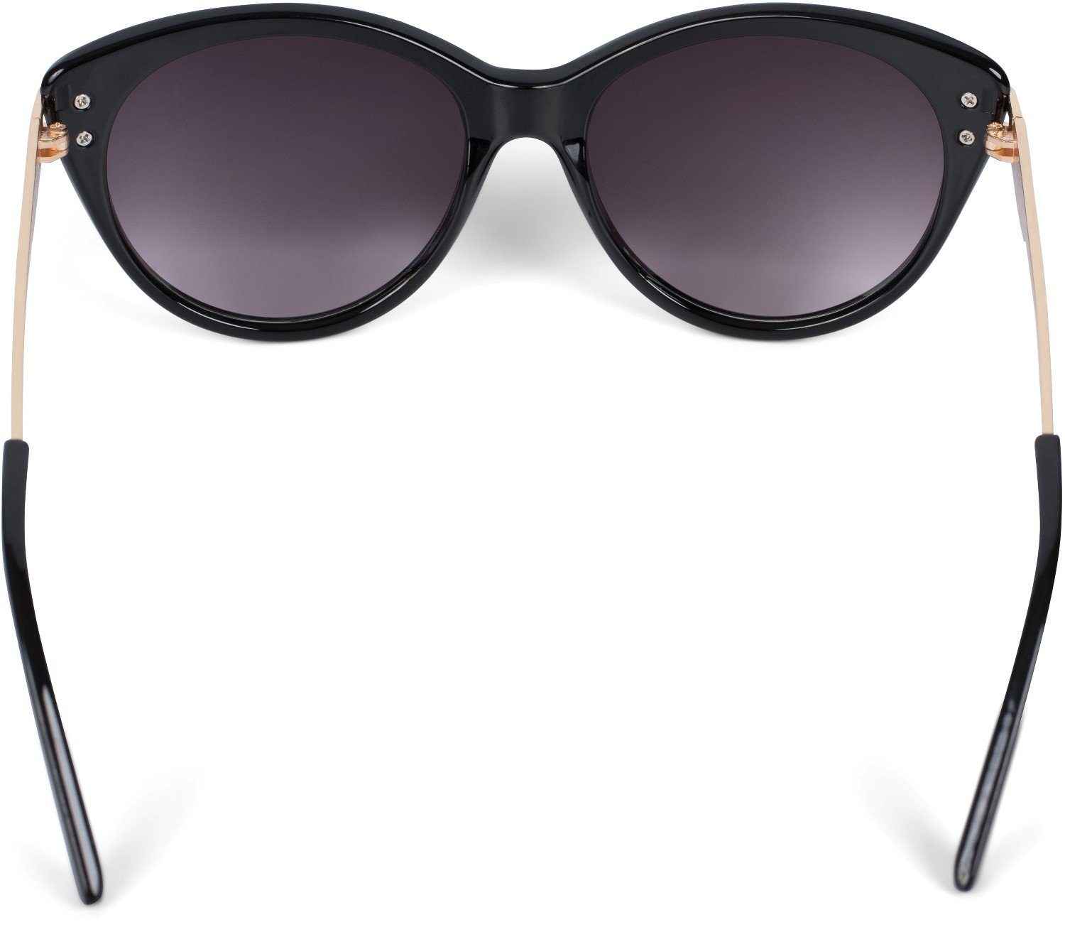 styleBREAKER Sonnenbrille Cat-Eye Sonnenbrille Schmetterling Oversize & Metallbügel (1-St) Gradient