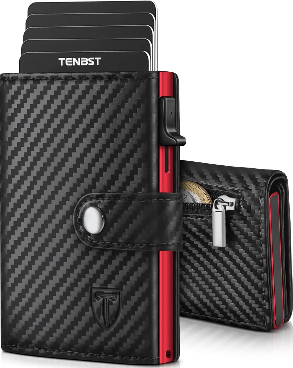 TEEHON Geldbörse Geldbeutel Herren, Slim Wallet Herren mit RFID & Münzfach günstig online kaufen