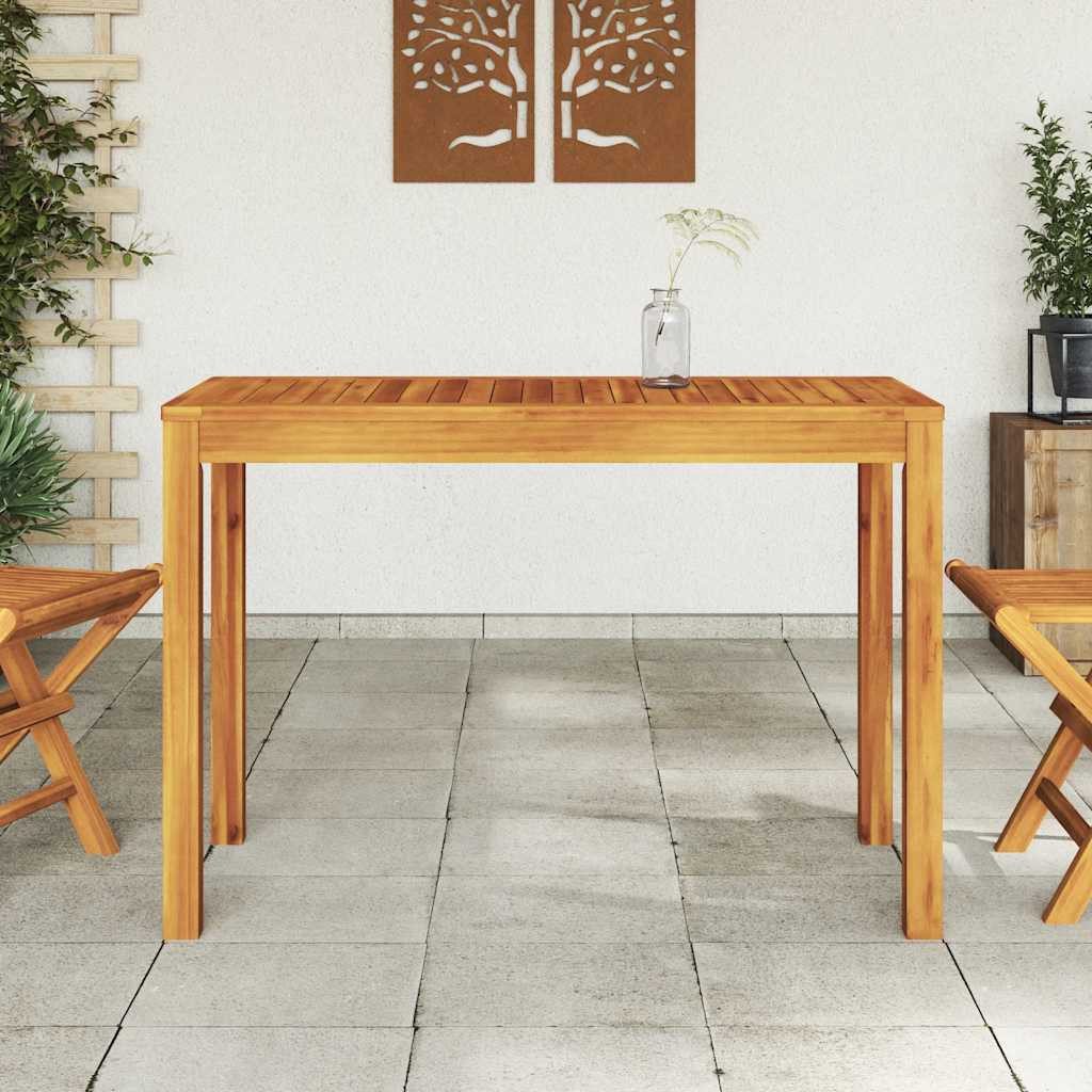 vidaXL Gartentisch Garten-Esstisch 110x55x75 cm Massivholz (1-St)