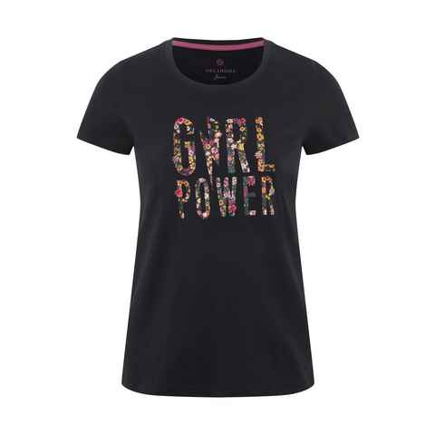 Oklahoma Jeans Print-Shirt mit Girl Power Print