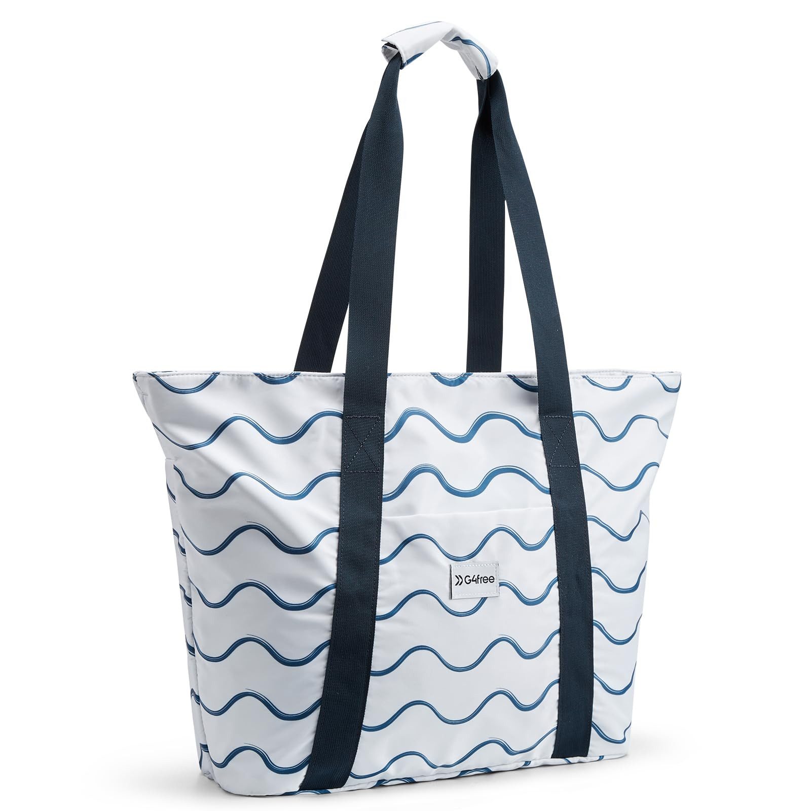 G4Free Strandtasche, Strandtasche, wasserdicht und sandabweisend, Schultertasche