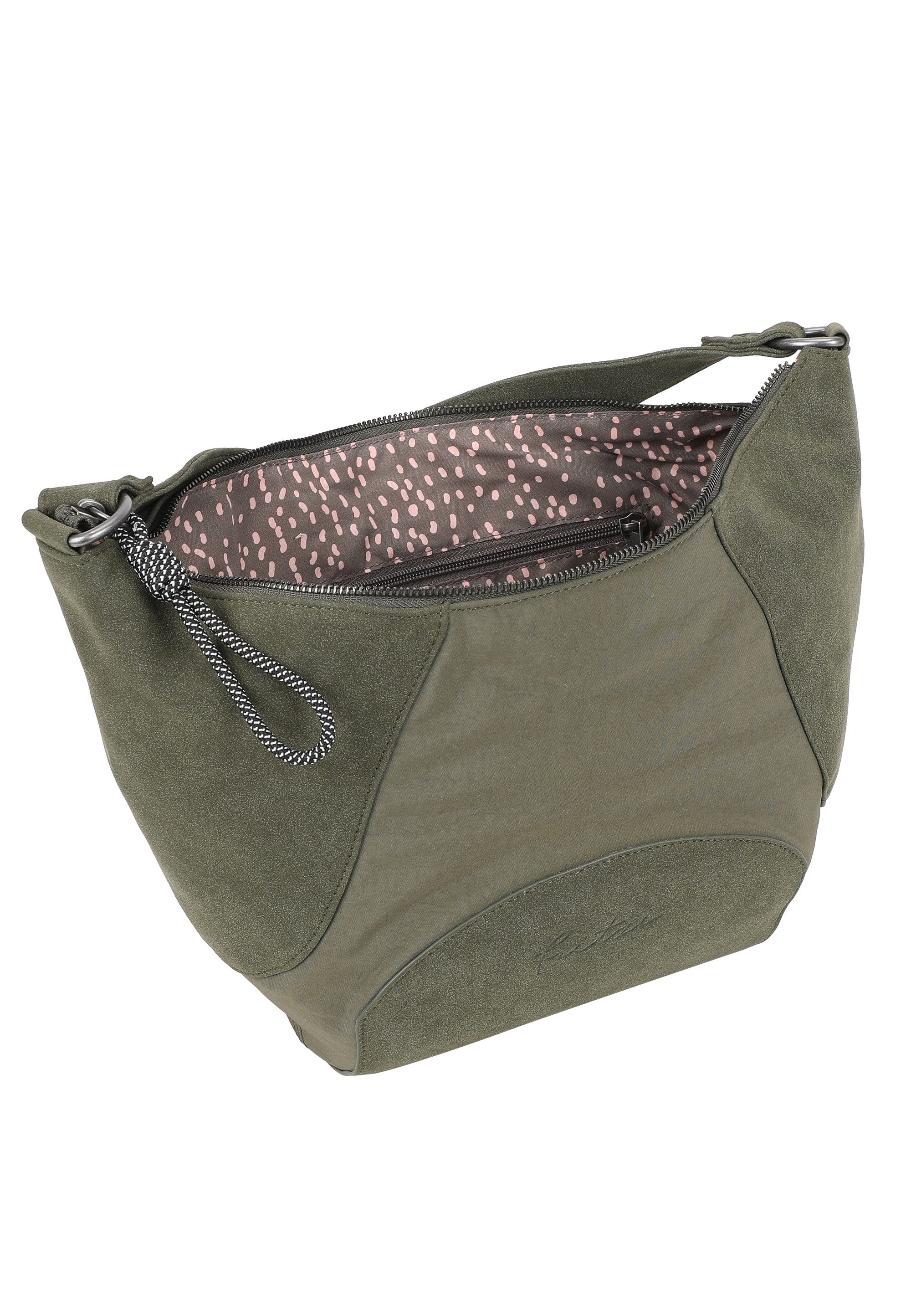 Fritzi aus Preußen Henkeltasche Sky Mix Anthra Black, mit tollem, weichem Handfeel