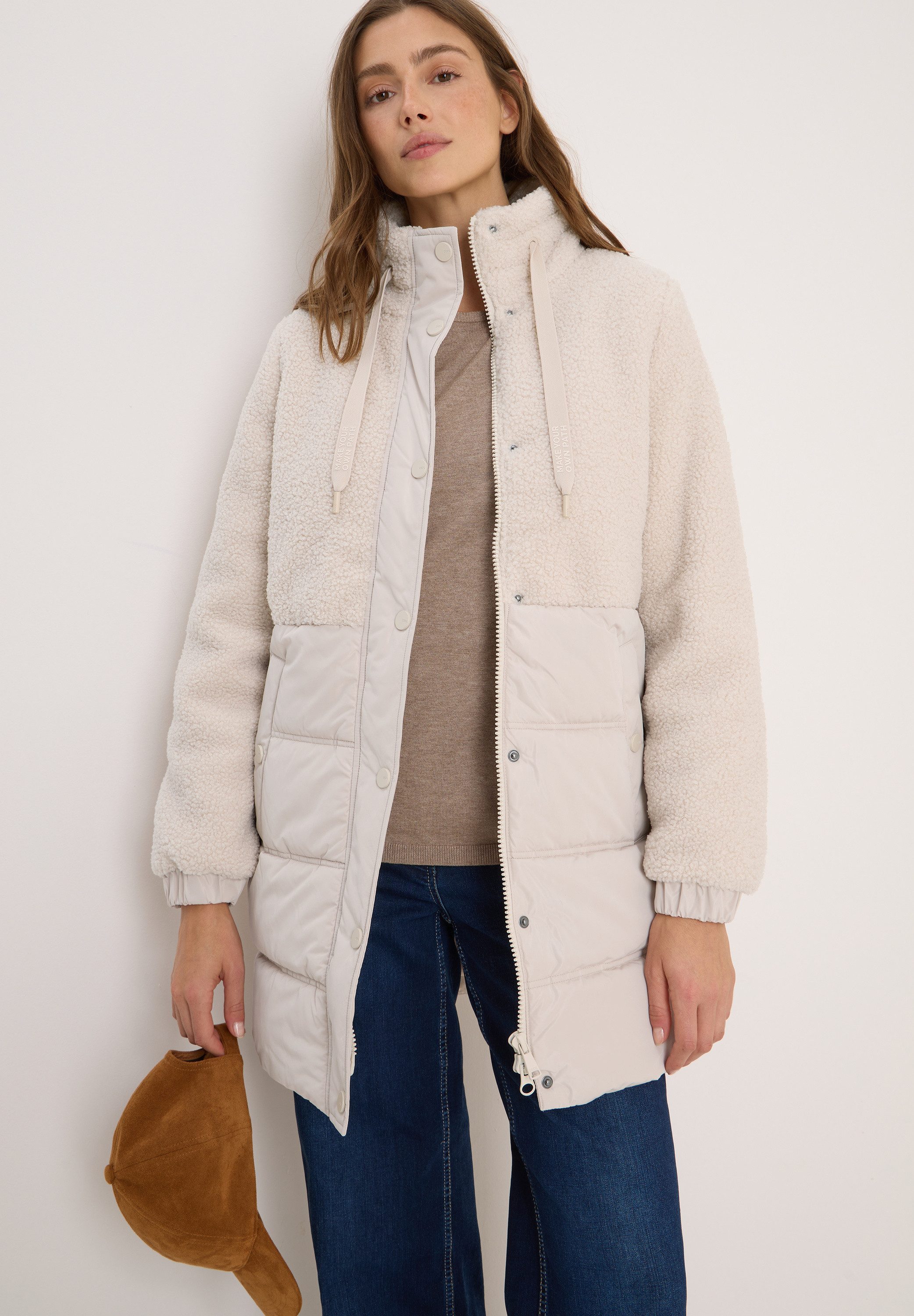 CECIL Steppmantel mit Tunnelzug am Kragen günstig online kaufen