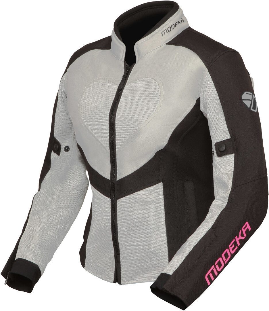 Modeka Motorradjacke Emma Air Damen Motorrad Textiljacke Rückenprotektor enthalten