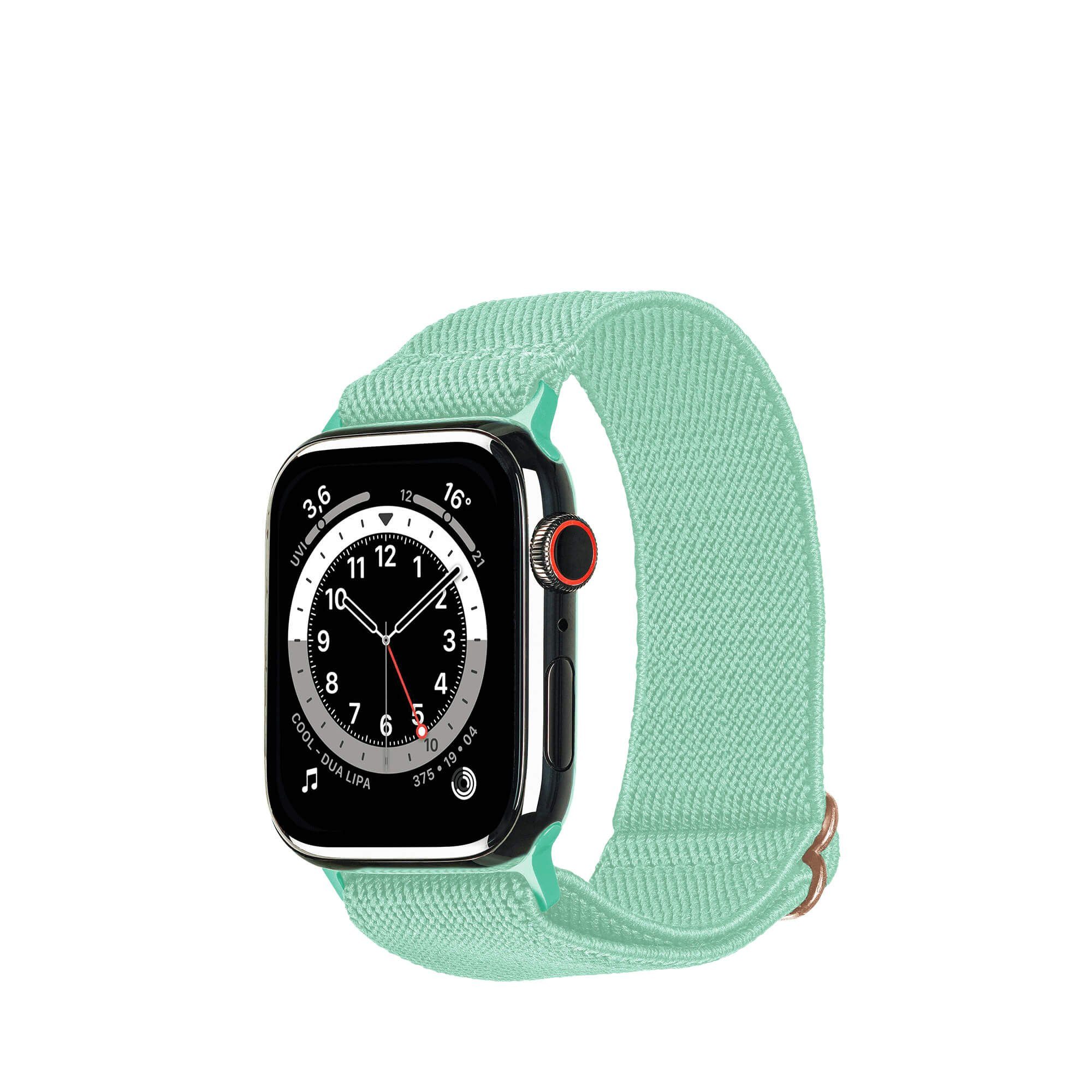 6-4 (42mm) Apple Flex, Blau, WatchBand mit & Ultra Adapter, (45mm), (44mm), Uhrenarmband Textil (49mm), SE Watch Smartwatch-Armband 9-7 Artwizz 3-1