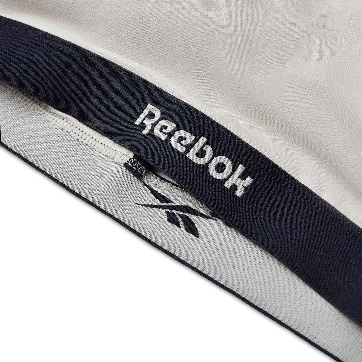 Reebok Bustier JALA breite Träger, ohne Bügel, atmungsaktiv, mit Logo, Baumwollmix