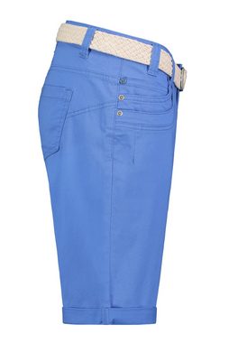 Stitch & Soul Bermudas Damen Short Bermuda kurze Hose Sommer Chino Stoff Hose mit Gürtel