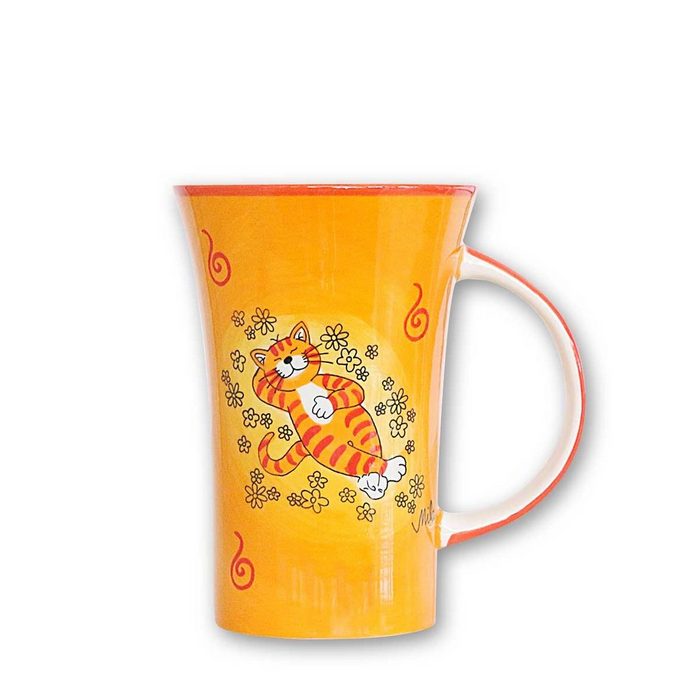 Mila Becher Mila Keramik-Becher Coffee-Pot Oommh Katze Verschnaufpause Keramik