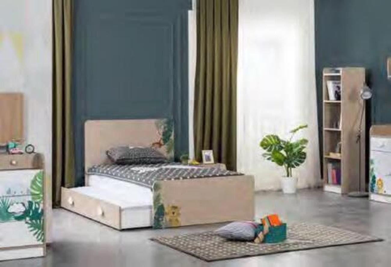 JVmoebel Kinderbett Betten Schlafzimmer Design Bett Kinderzimmer Mädchen Einzelbett