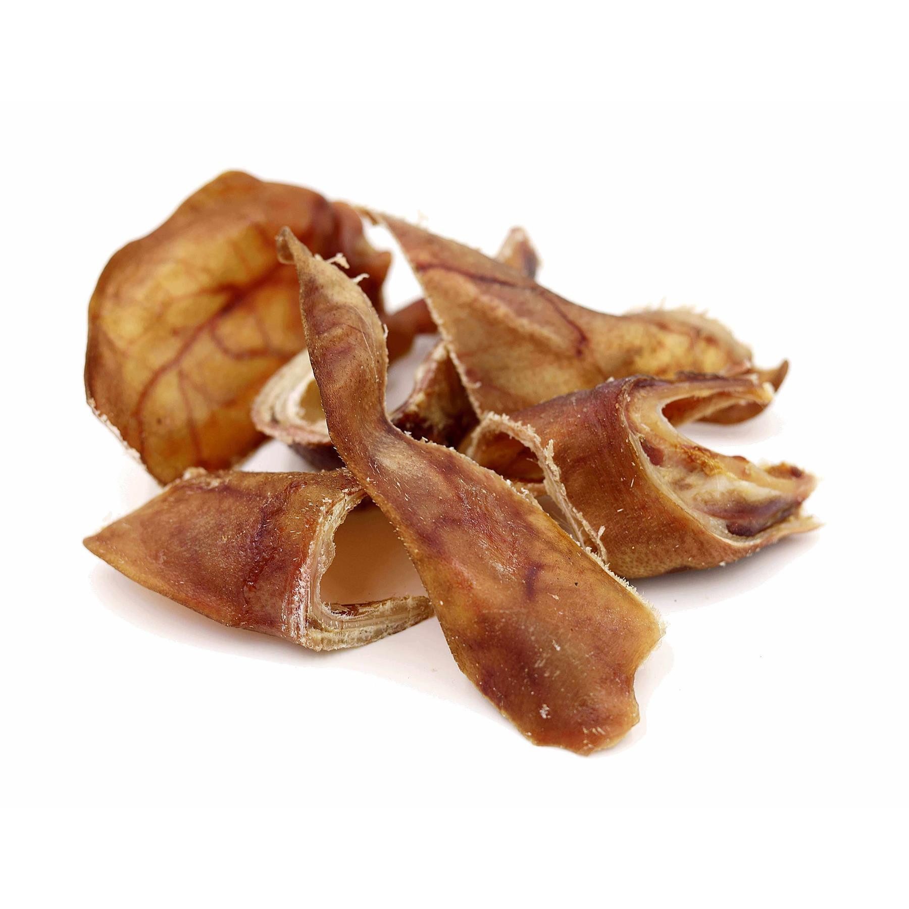 Breers Pet Food Schweineohr getrocknet Streifen Hundeleckerli, Snack für: Hunde, Harter Kauartikel, Leckerli getreidefrei, Kausnack zuckerfrei