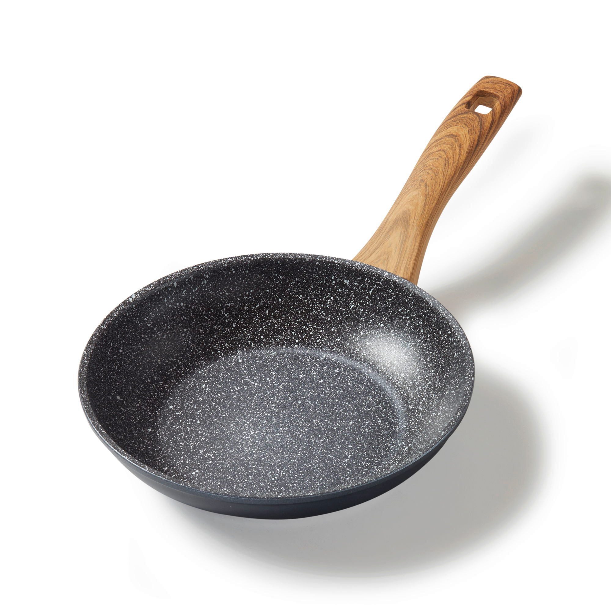 STONELINE Bratpfanne, Aluminium (1-tlg), mit echten Steinpartikeln, induktionsgeeignet, Made in Germany
