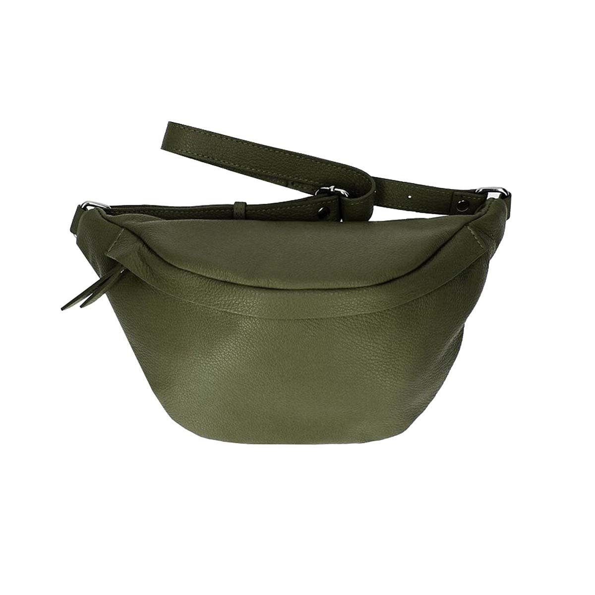 Bauchtasche Damen Leder Gürteltasche Hüfttasche CrossBody Brusttasche