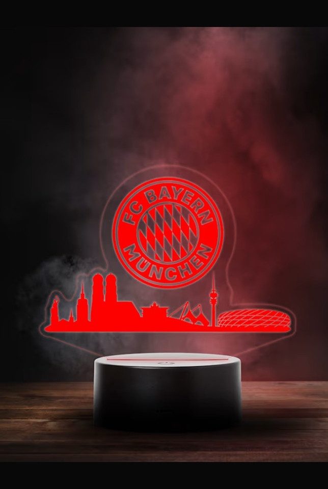 FC Bayern München Tasse FCB LED Skyline