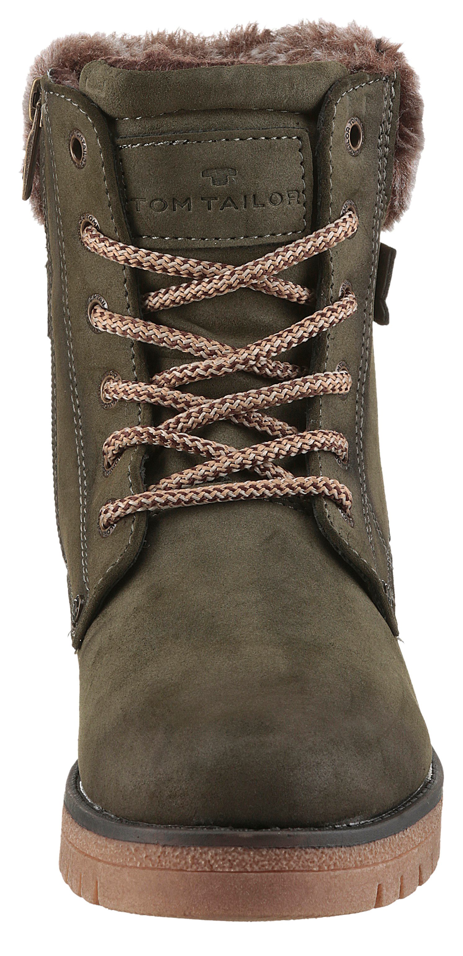 TOM TAILOR Winterboots Workerboots, Hiking Boot mit Blockabsatz