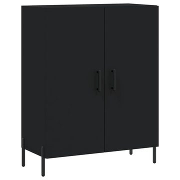 furnicato Sideboard Highboard Schwarz 69,5x34x180 cm Holzwerkstoff