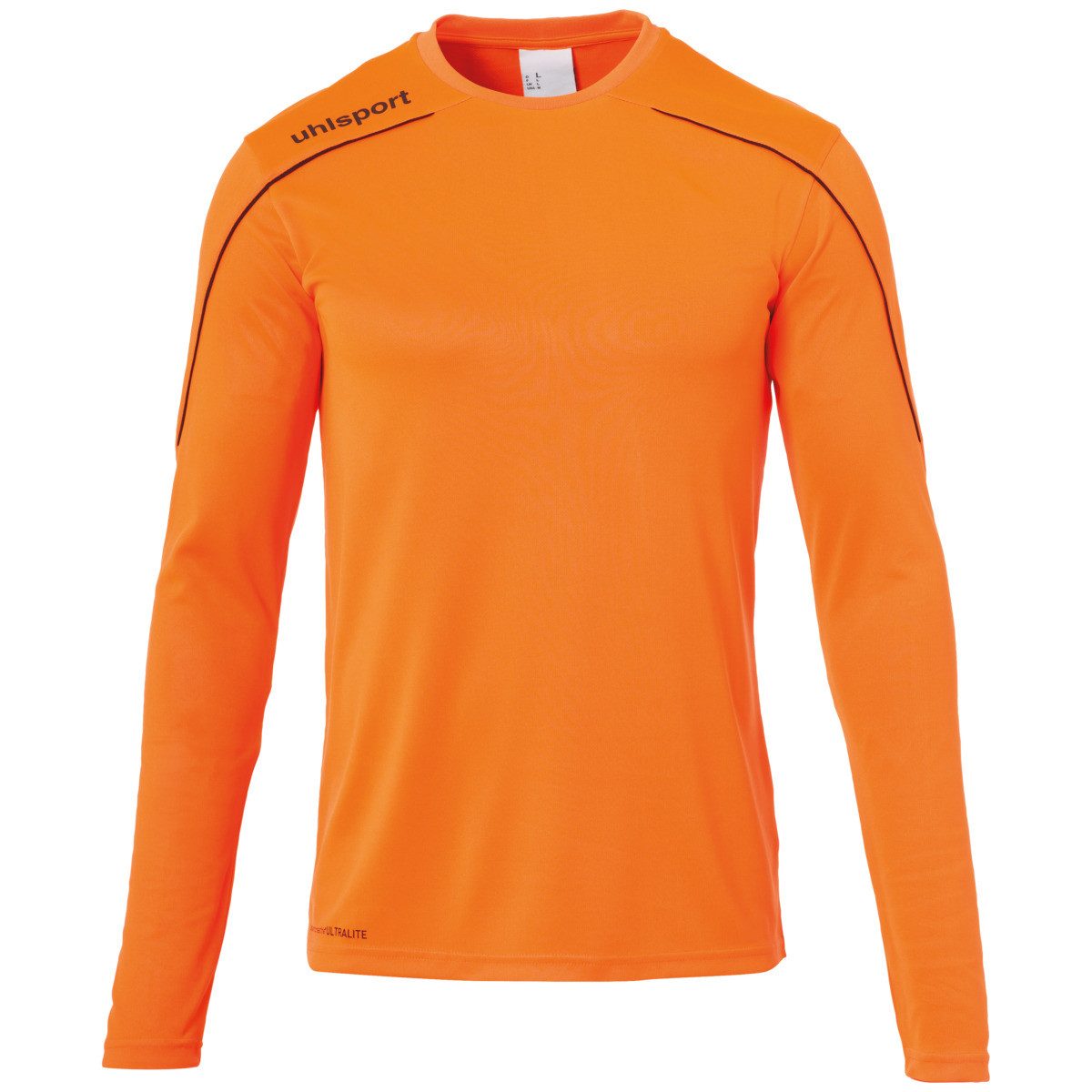 uhlsport Langarmshirt Stream 22 orange/schwarz Herren