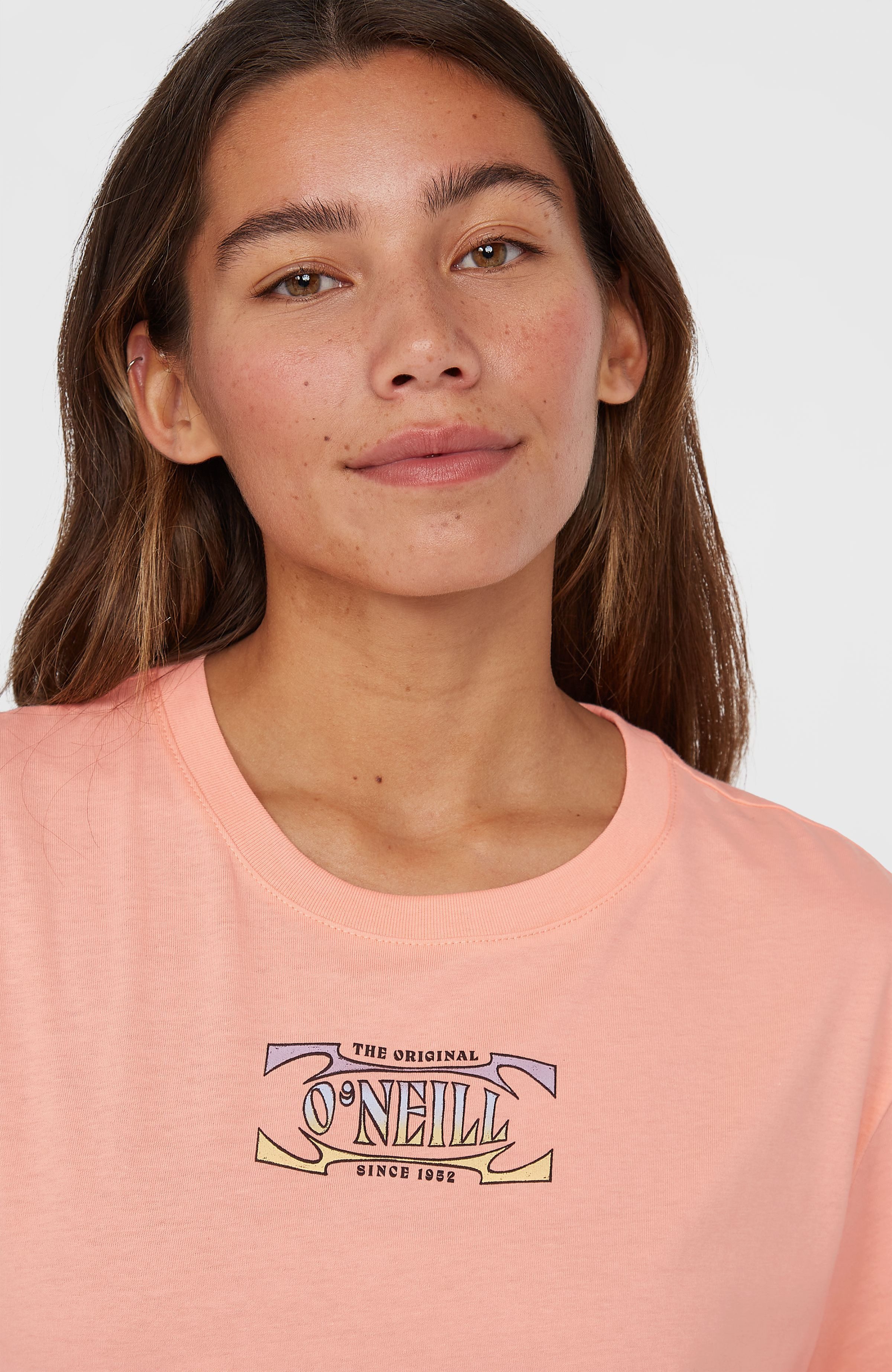 O'Neill T-Shirt SUMMER MUSTHAVES BACK PRINT T-SHIRT mit wasserbasierten Prints auf Brust und Rücken, lockere Passform