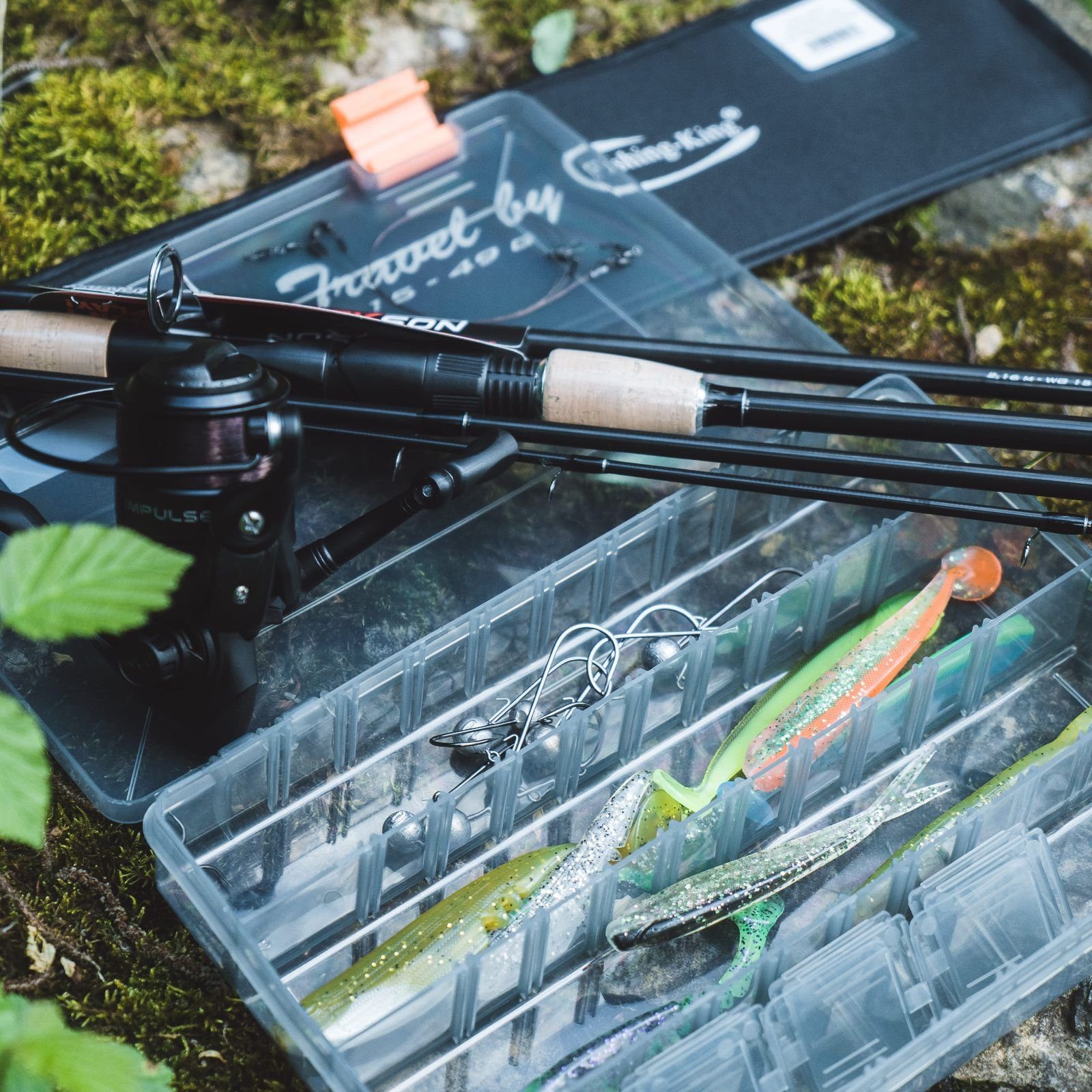 Stollenwerk Reiserute, Basic Zander Angelset by Fishing-King - Komplett-Set