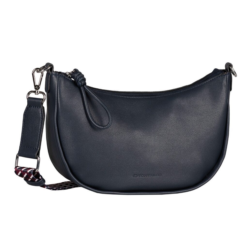 TOM TAILOR Handtasche Tatiana, fein gewebter dreifarbiger Gurtband mit harmonischem „T“´Logodruck