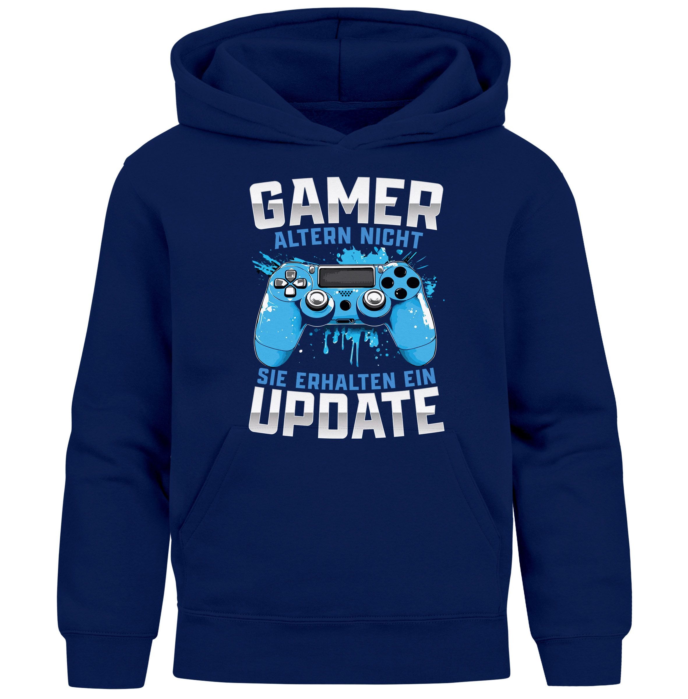Hoodie Kinder Hoodie Jungen Gaming Spruch lustig Gamer altern nicht