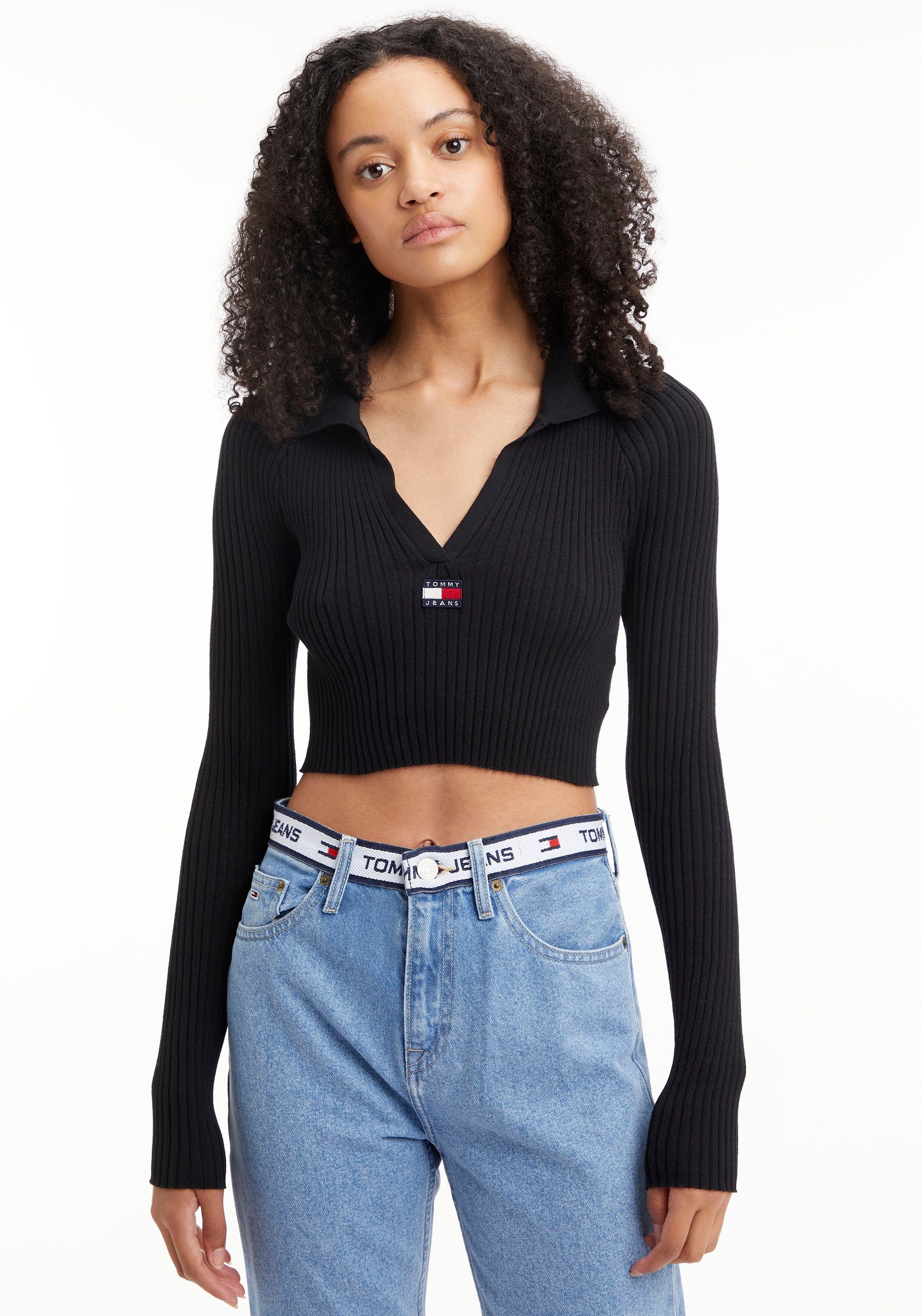Tommy Jeans Strickpullover TJW BADGE RIB günstig online kaufen
