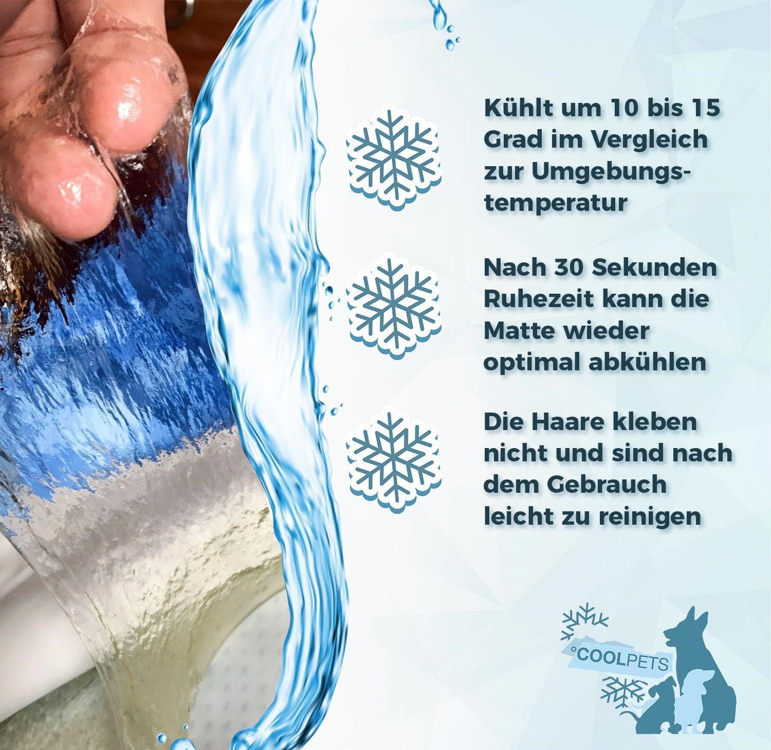 CoolPets Hundematte Kühlmatte Hunde Katzen Haustier günstig online kaufen