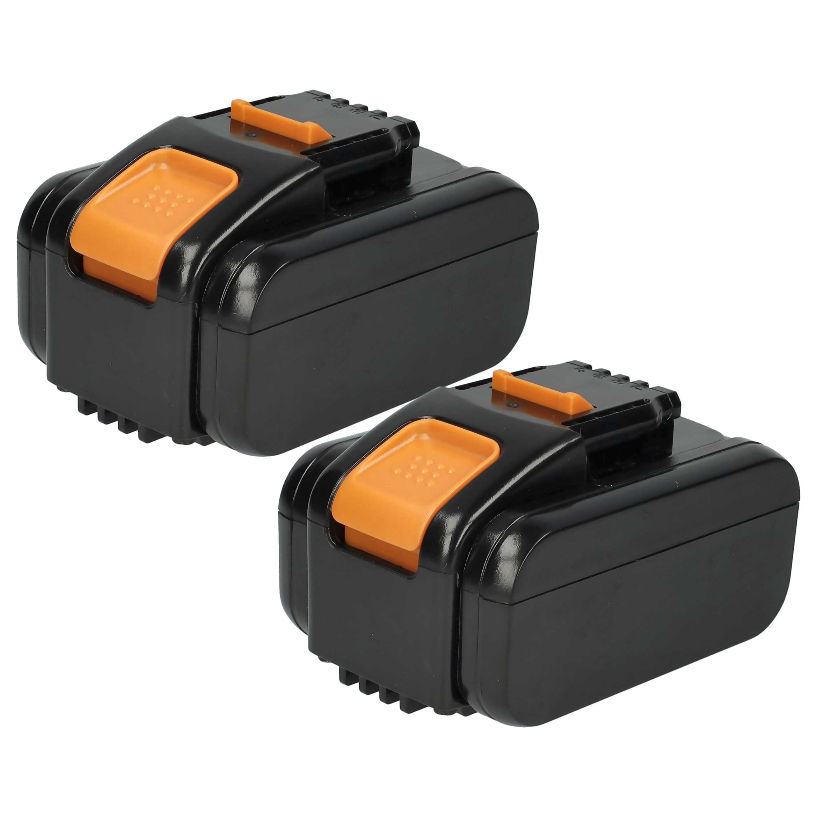 Extensilo Akku passend für Worx Landroid WG163E.3, WG173E.9, WG184E, WG583E.9, Akku Akku Li-Ion 6000 mAh (20 V, 2 St), Leistungsfähige Austausch-Akkus für Werkzeug Powertools wie
