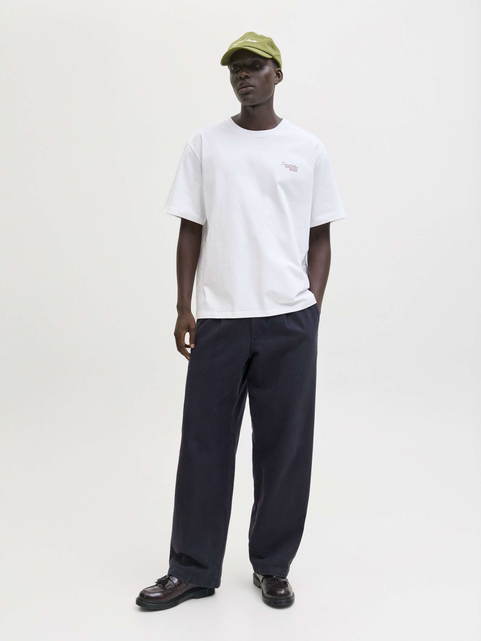 Jack & Jones T-Shirt JJROAR TEE SS CREW NECK, Bright White