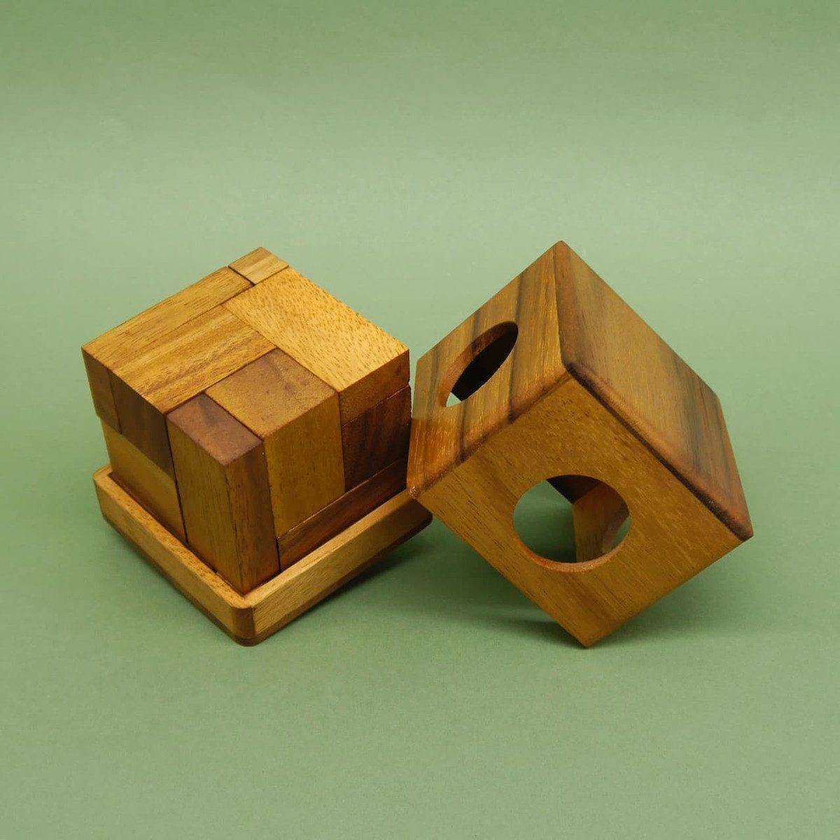 ROMBOL Denkspiele Spiel Conway 1 - schwieriges Packing-Puzzle, Denkspiel, Holzpuzzle
