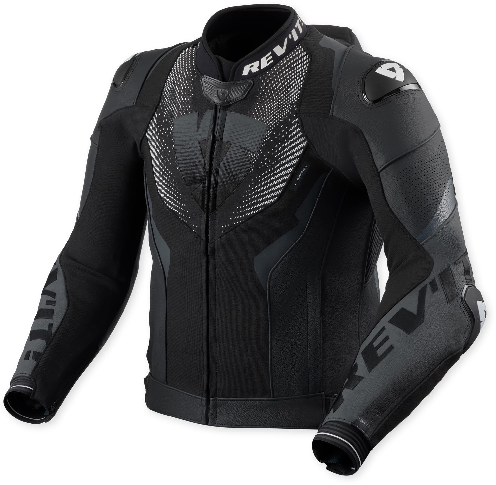 Revit Motorradjacke Hyperspeed 3 Pro Motorrad Lederjacke Airbag vorbereitet,Rückenprotektor vorbereitet,Brustprotektor vor