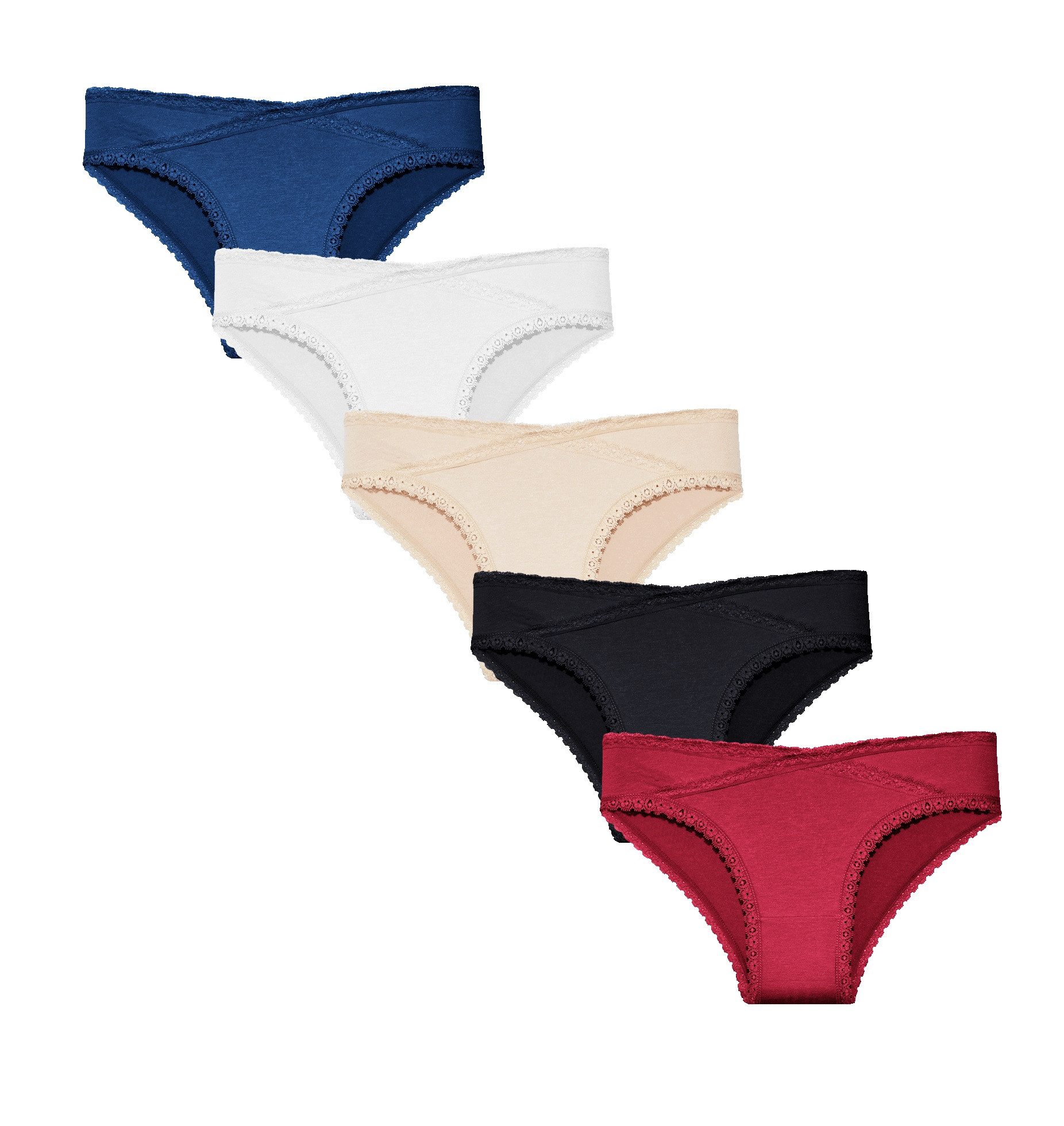 Rungassi Minislip 5er Set Damen Slip Unterhose aus Baumwolle 9085 Größe: L günstig online kaufen