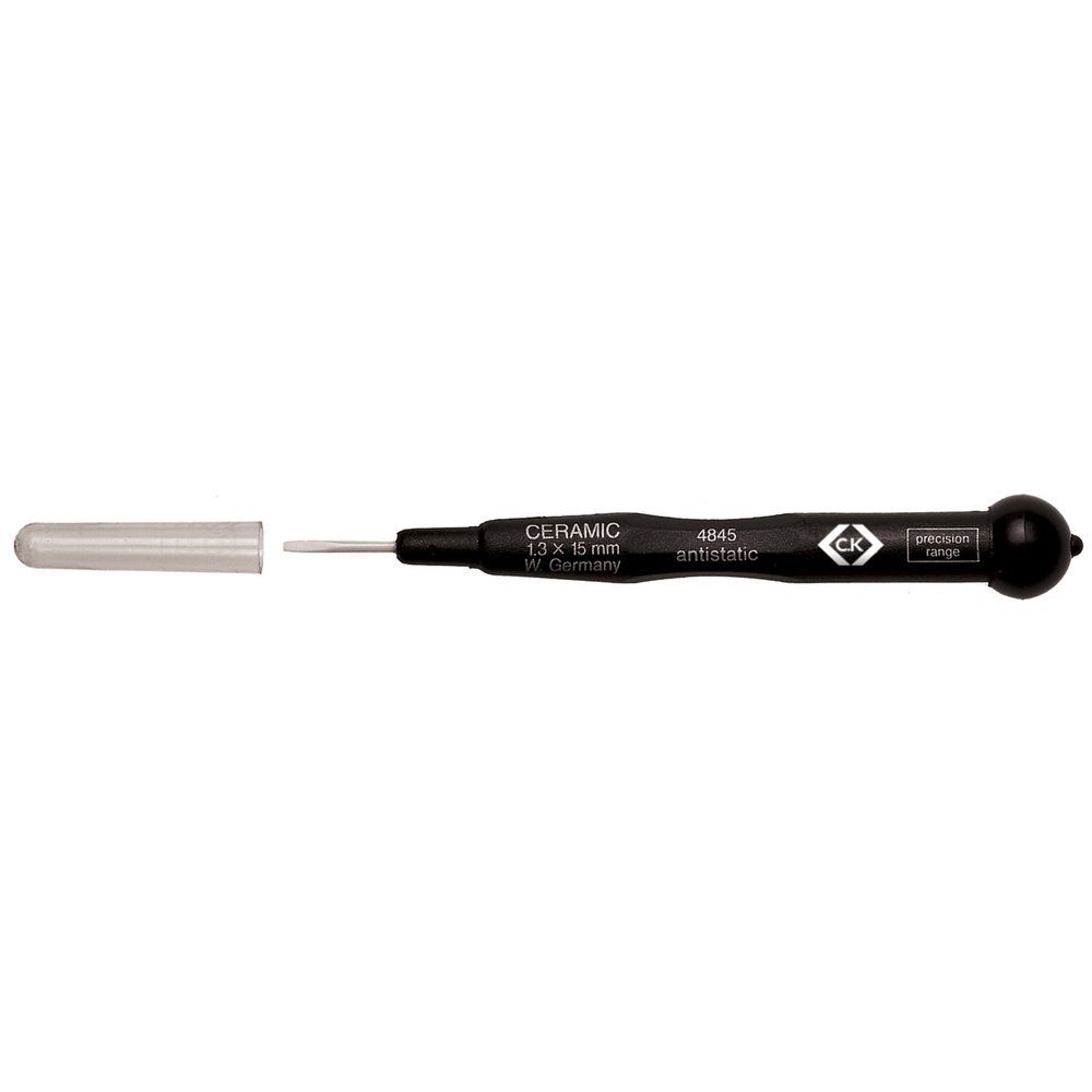 C.K Schraubendreher C.K ESD Schlitz-Schraubendreher Klingenbreite: 1.3 mm Klingenlänge: 1