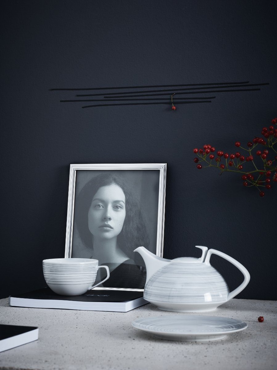 Rosenthal Tasse TAC Gropius Stripes 2.0 Kombi-Obertasse 0,3 l, Porzellan, Tassen