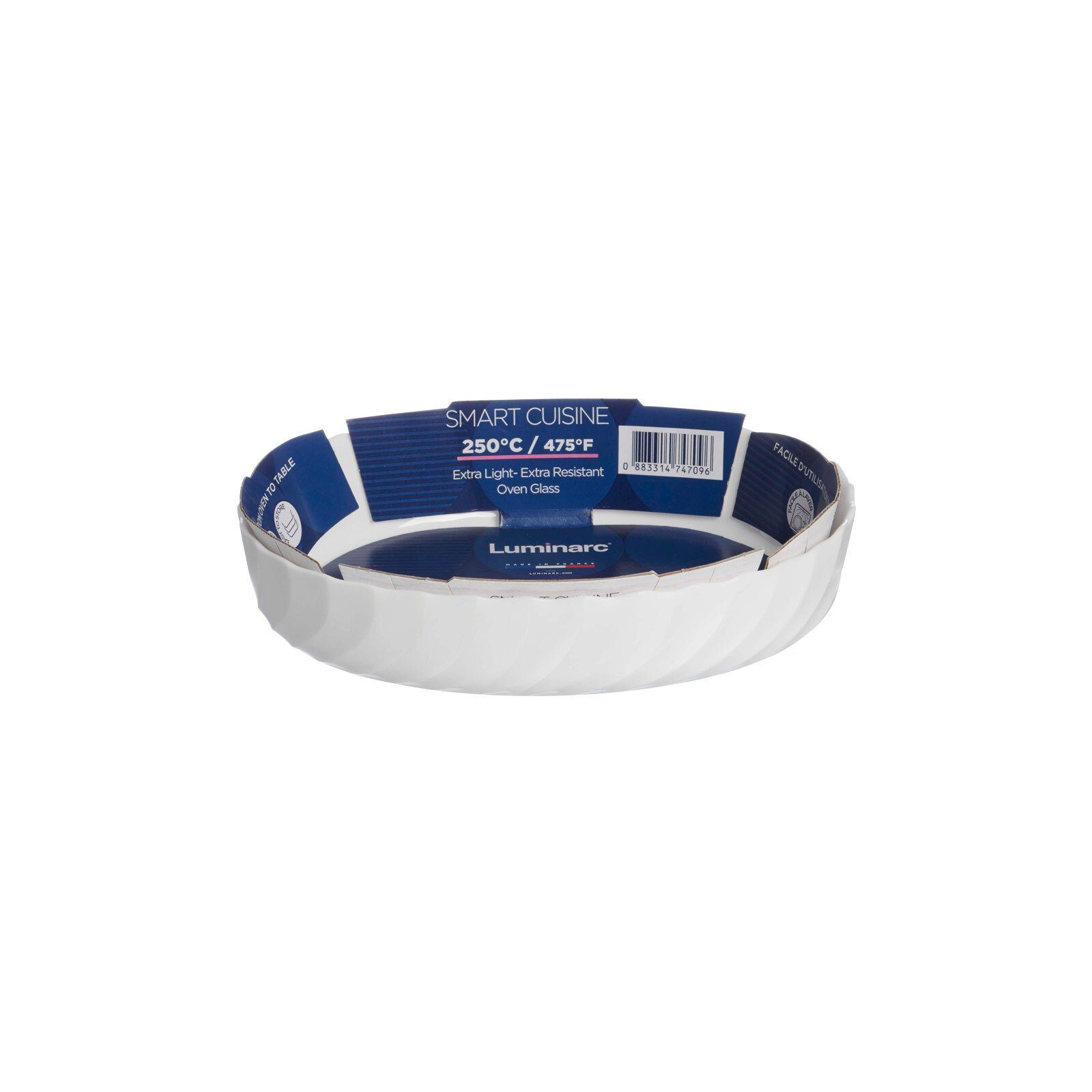Luminarc Auflaufform Trianon Ofenform 22 x 16 cm, Glas, (1-St)
