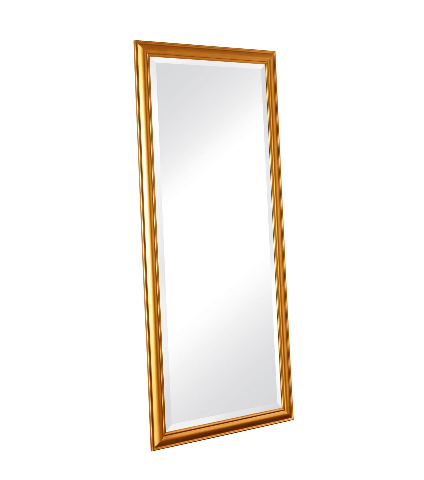 dasmöbelwerk Wandspiegel Wandspiegel Schlicht Gold 180x80 günstig online kaufen