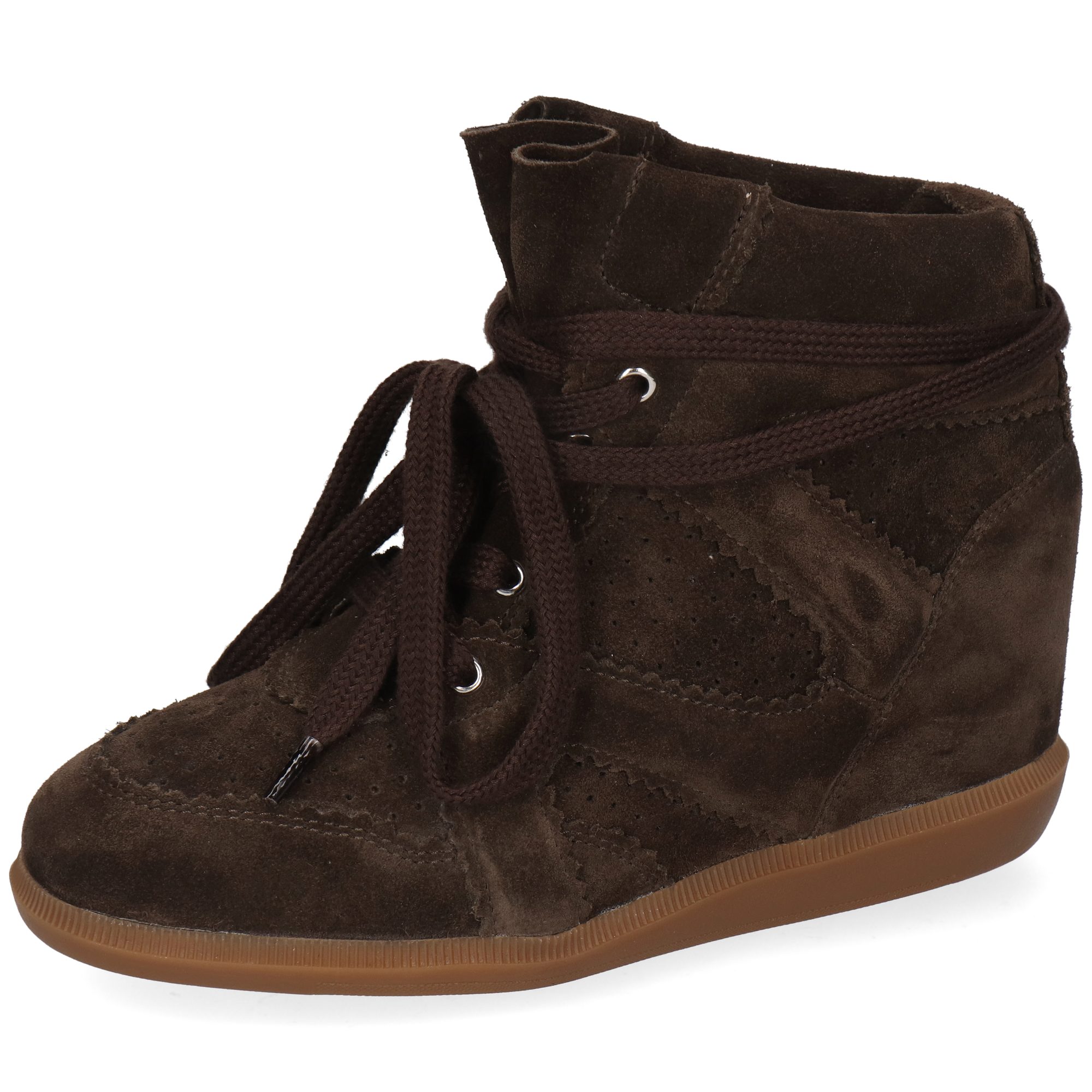 Melvin & Hamilton Lou 1 Leder-Sneakers für Damen Sneaker Keilabsatz, Echtes Leder, Herausnehmbare Innensohle