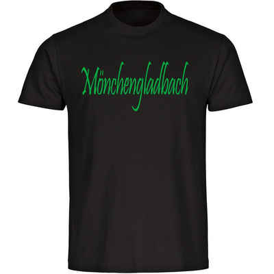 multifanshop T-Shirt Herren Mönchengladbach - Schriftzug - Männer