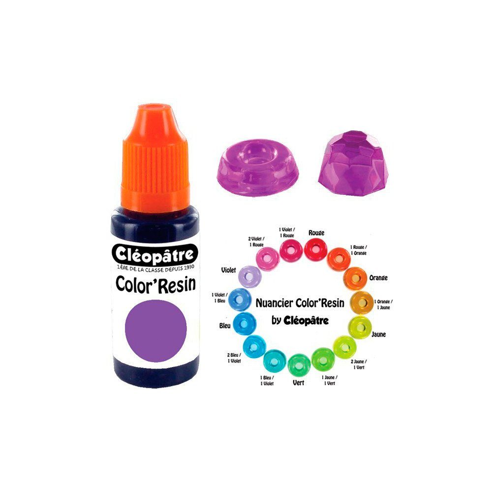 15ml, Cléopâtre Harzfarbe, Effekt-Zusatz Violett transparent