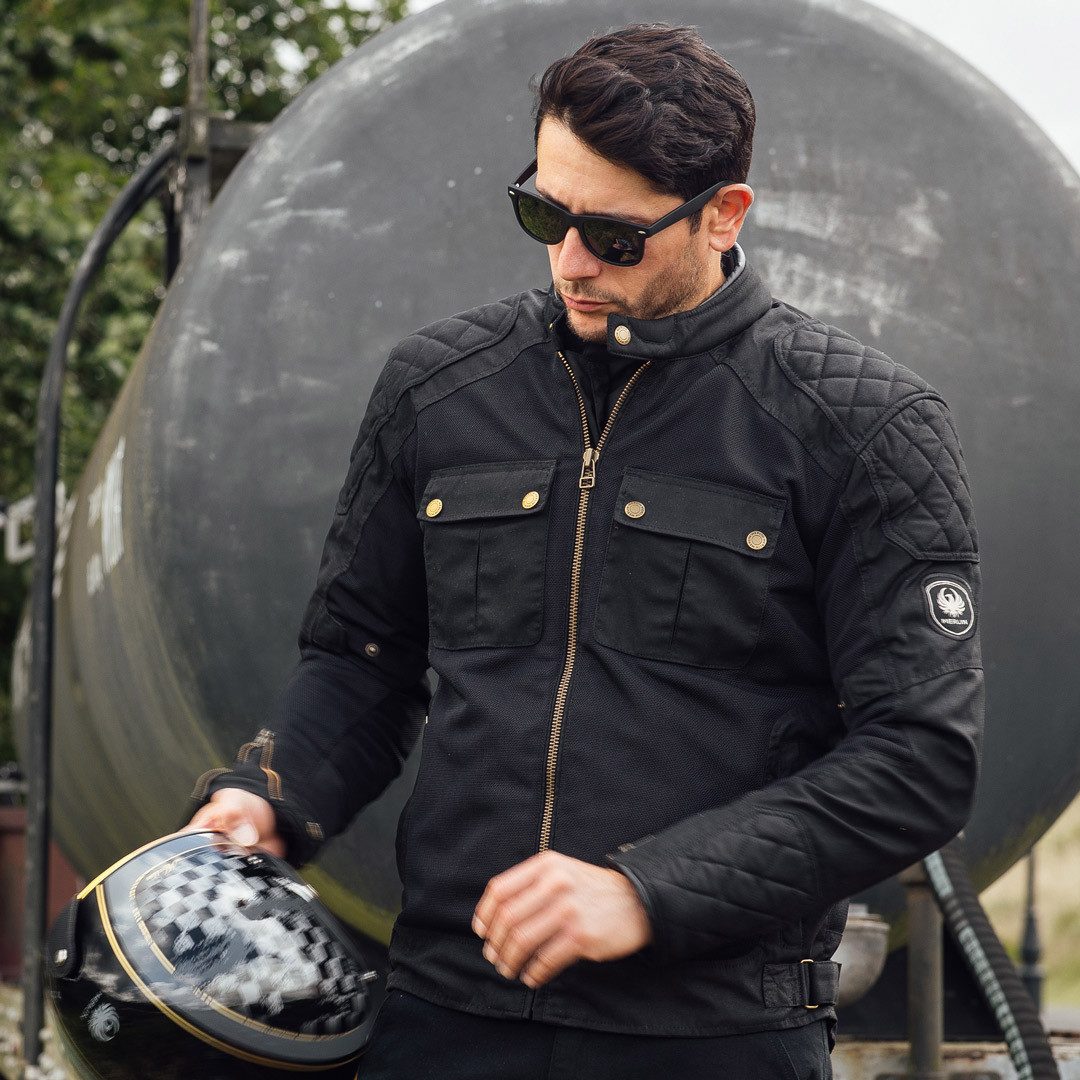 Merlin Motorradjacke Shenstone II Cotec Air Motorrad Textiljacke Rückenprotektor enthalten,Ellenbogenprotektoren enthalten,Schulte