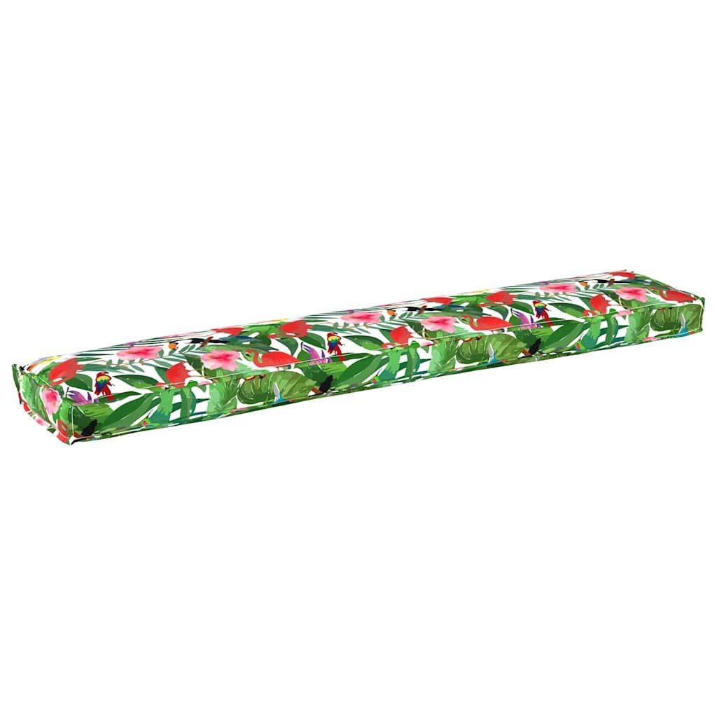 vidaXL Sitzauflage Palettenkissen Floral Tropischer Dschungel günstig online kaufen