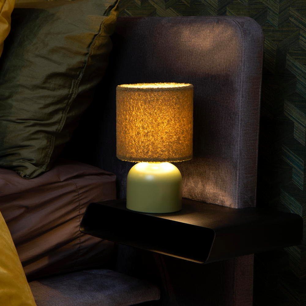 click-licht Tischleuchte Tischleuchte Woolly in Grün und Schwarz E14, keine  Angabe, Leuchtmittel enthalten: Nein, warmweiss, Tischleuchte,  Nachttischlampe, Tischlampe