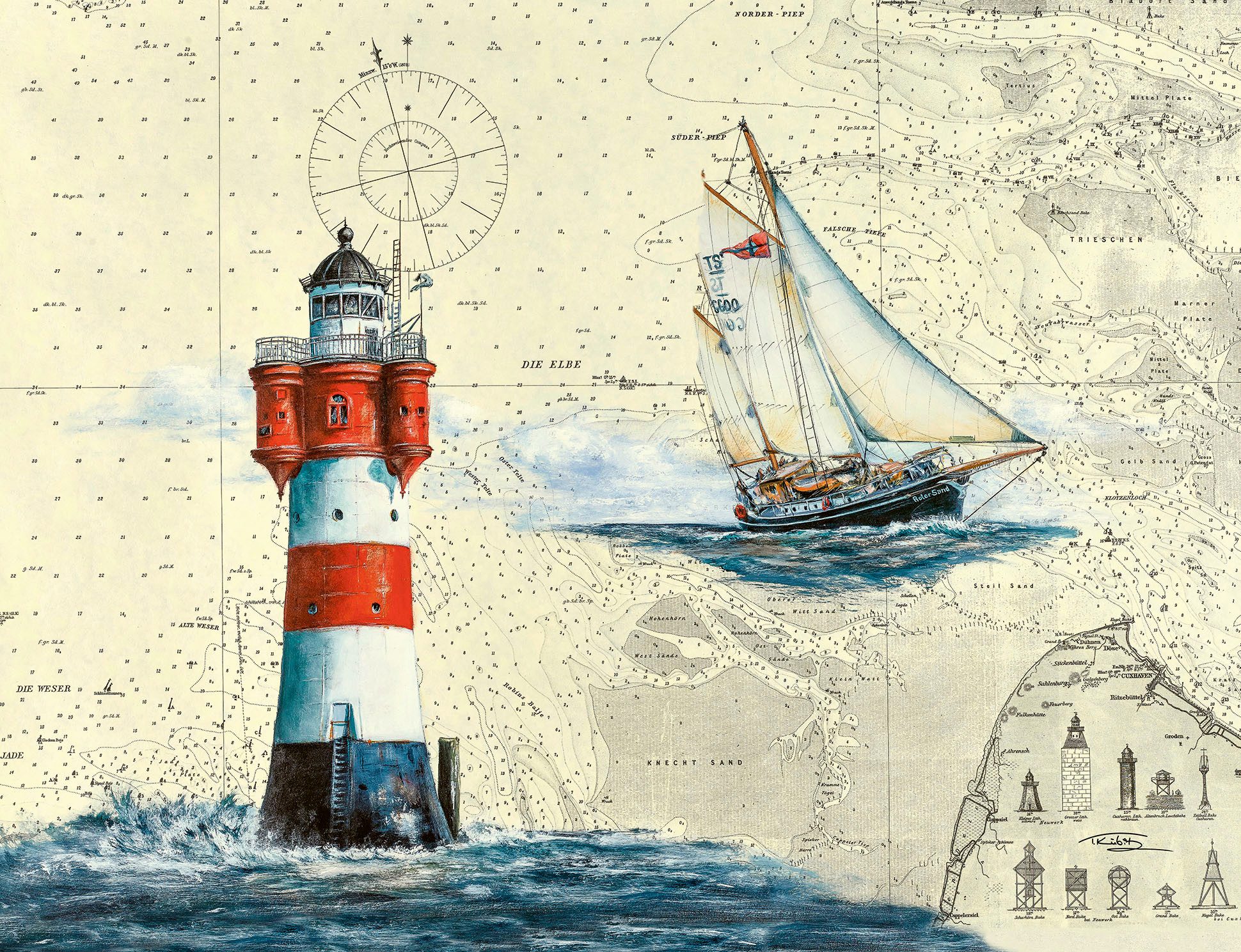 Ravensburger Puzzle Romantischer Leuchtturm, 2000 Puzzleteile, günstig online kaufen