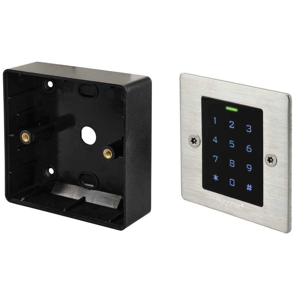 Sygonix Türschließer RFID/Touch Codeschloss Zutritt M SY-6121664, mit beleuchteter Tastatur, mit Touchscreen
