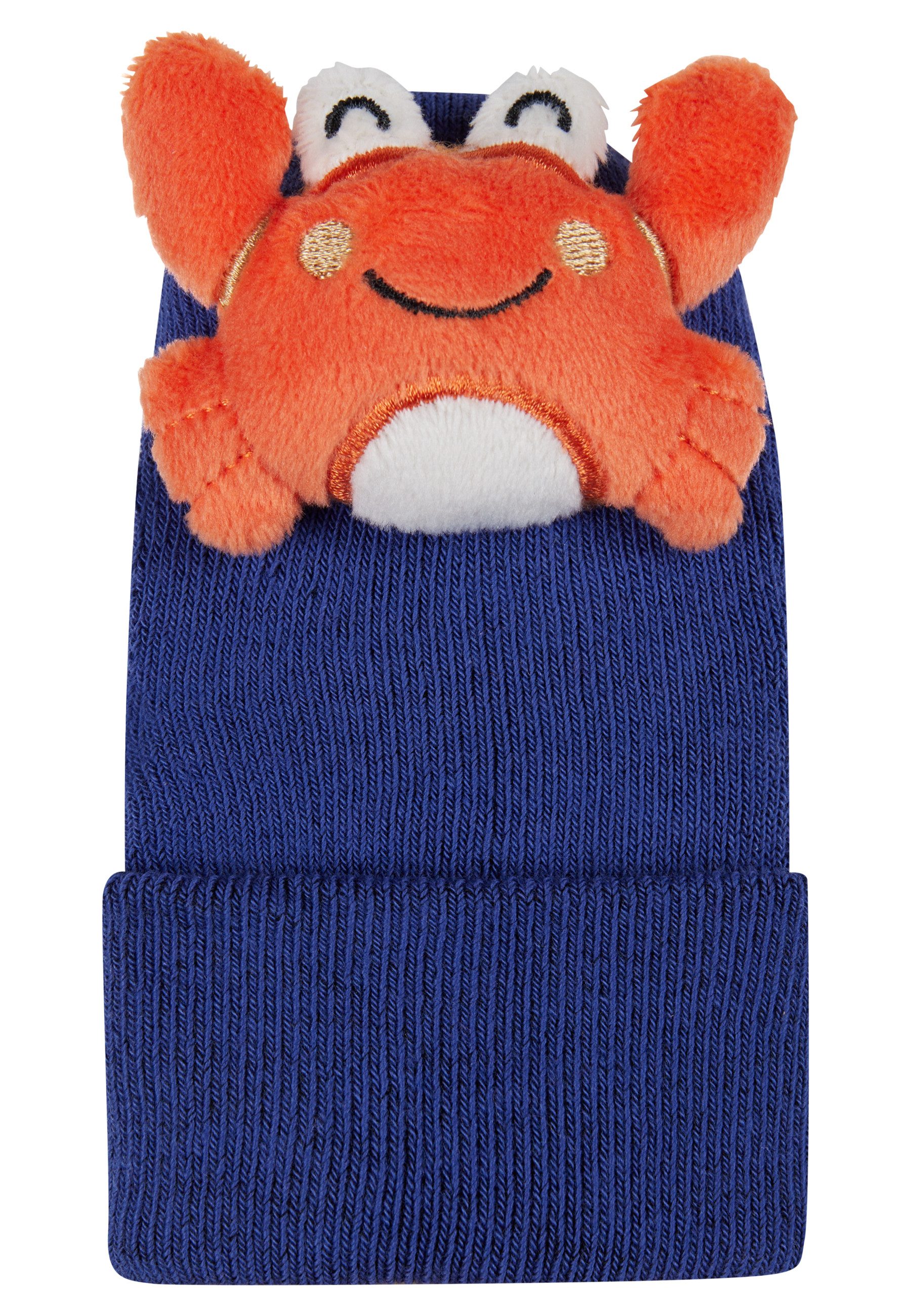 Sterntaler® Rasselsocke Baby Rasselsocken Krebs, Baby Socken mit Umschlag, Innenfrottee und Rasselfigur