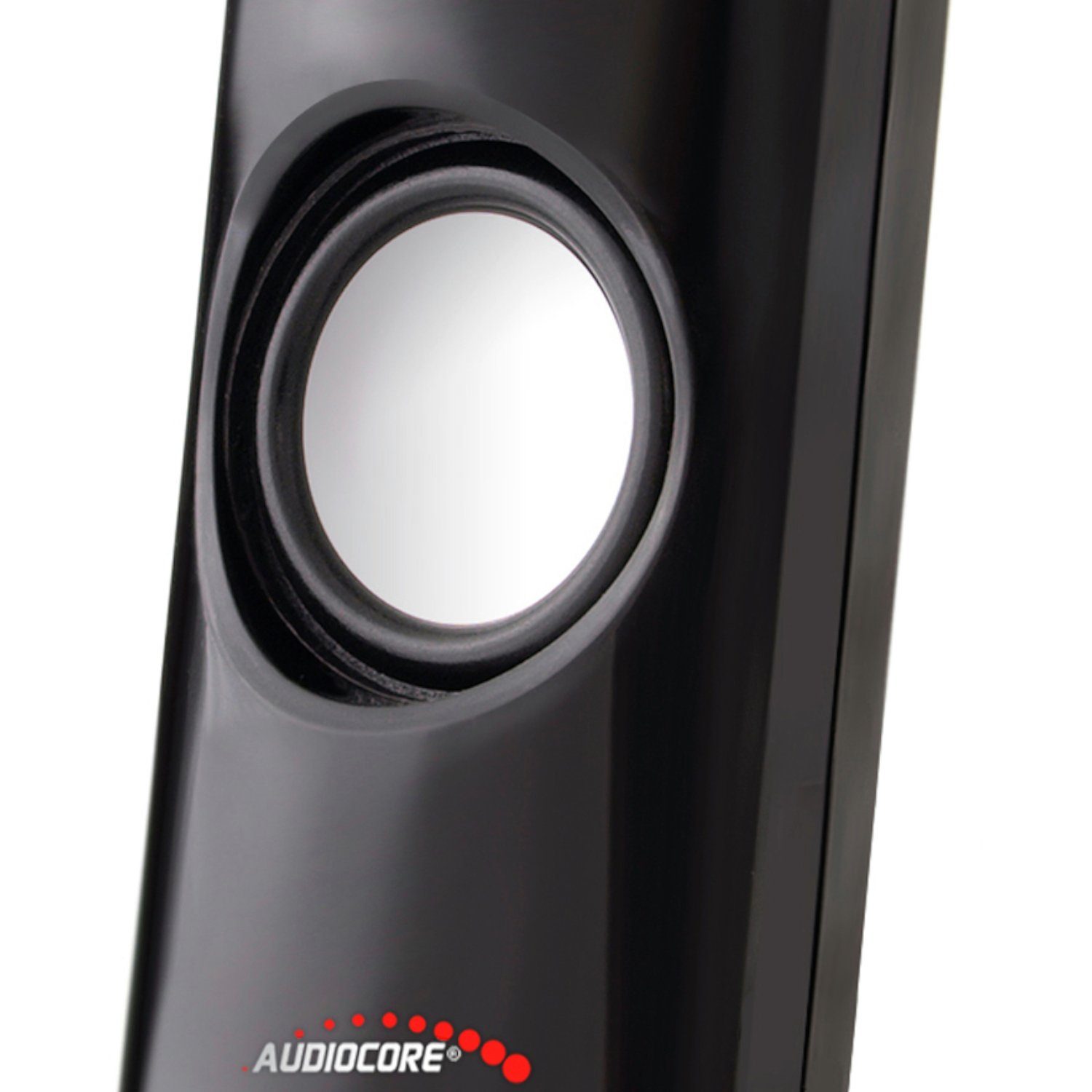 Audiocore AC860 2.0 Blaue PC-Lautsprecher AUX-Kabel, Lautstärkeregelung, LED-Beleuchtung) Stereo, 8 W, (USB