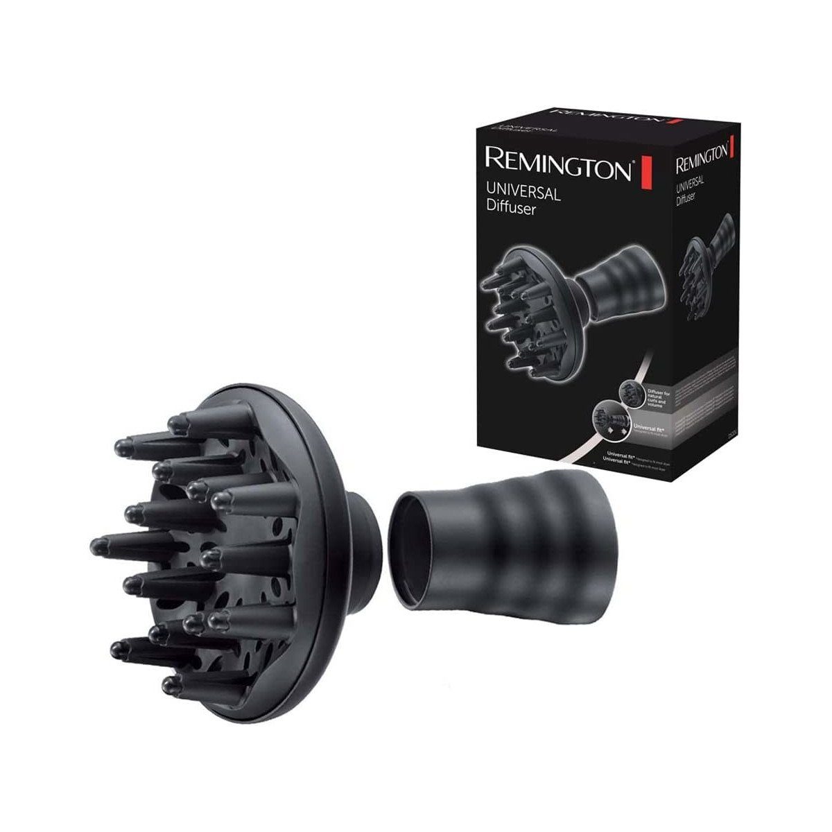 Remington Haartrockner Universal Diffusor Aufsatz mit Adapter für fast alle Haartrockner