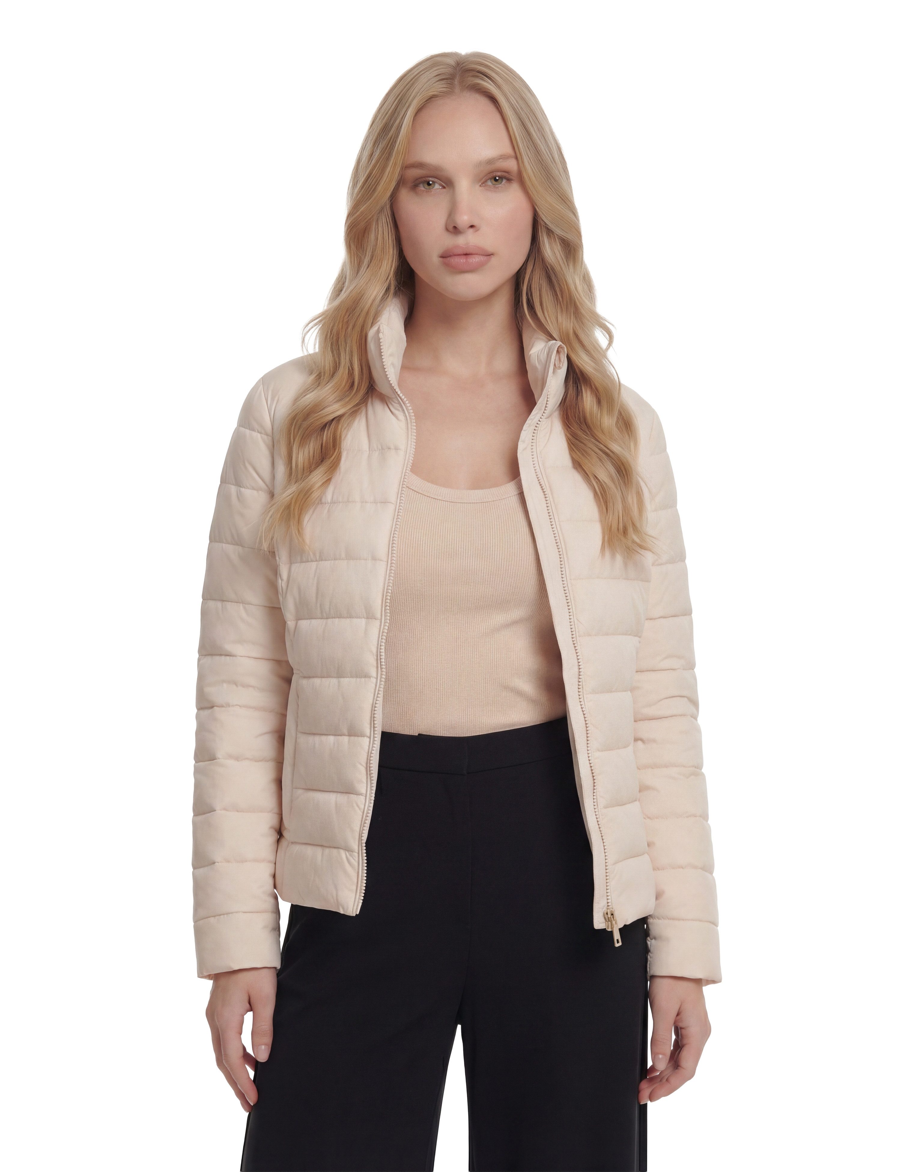 Guess Steppjacke SOLID HEAVY DIANN PUFFER JACKE mit Stehkragen, gefüttert