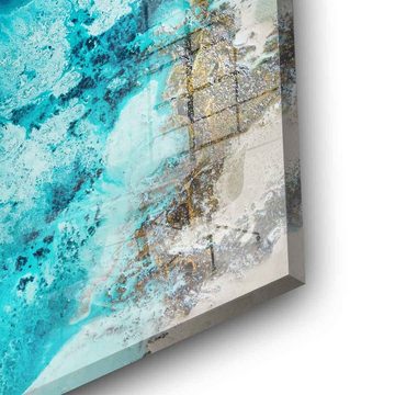 DOTCOMCANVAS® Acrylglasbild Salt Water Passage - Acrylglas, Acrylglasbild Salt Water Passage abstrakte moderne Kunst Strand Meer