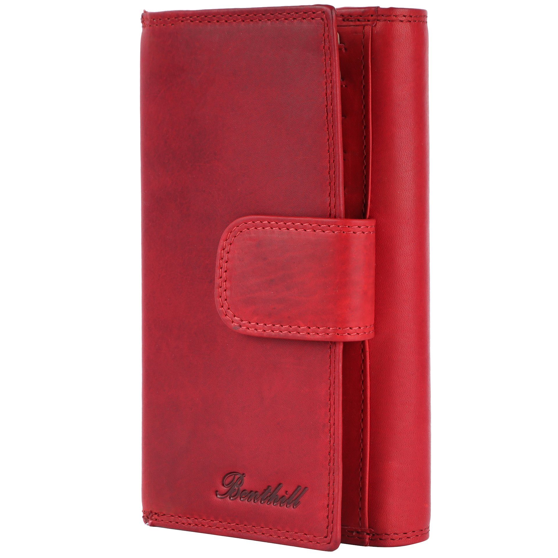 Benthill Geldbörse Damen Echt Leder Portemonnaie XXL RFID Vintage Geldbeute günstig online kaufen